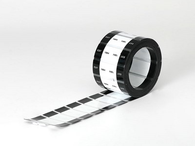 Acetate film with logo