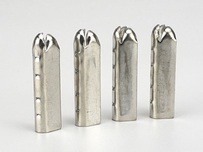 Bullet-shaped metal tip