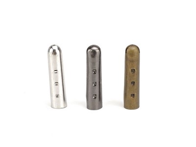 Bullet-shaped metal tip